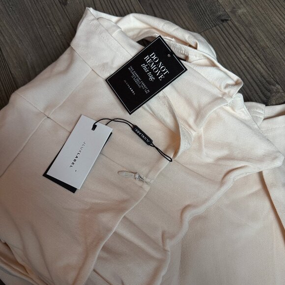 JLUXLABEL BUTTERCREAM CREAM DENIM STRETCH KRISHNA ONE SHOULDER MAXI DRESS - SMAL - Picture 6 of 7